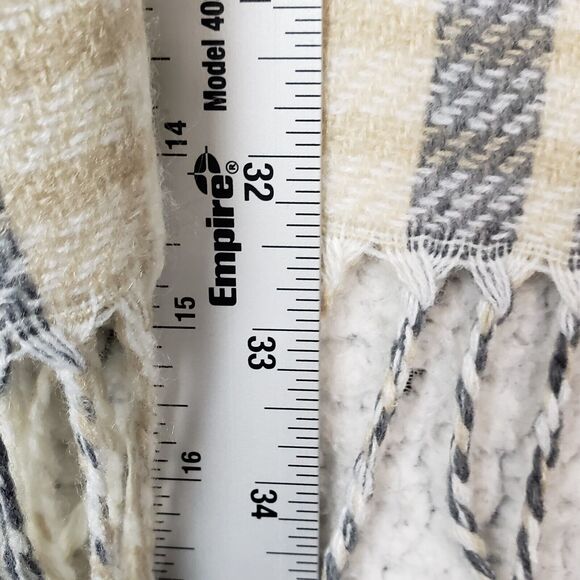 J Jill Womens One Size Poncho Sweater Wrap Plaid - Picture 9 of 10